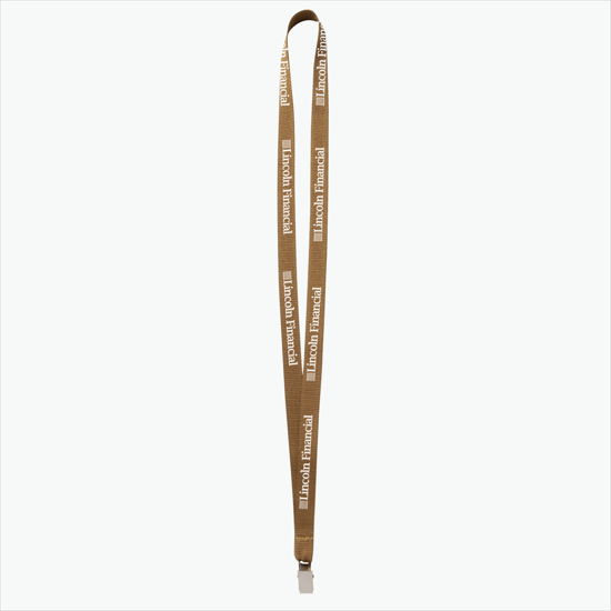 Plan Ahead & Save 5/8 Polyester Lanyard - Non-Swivel Bulldog Clip