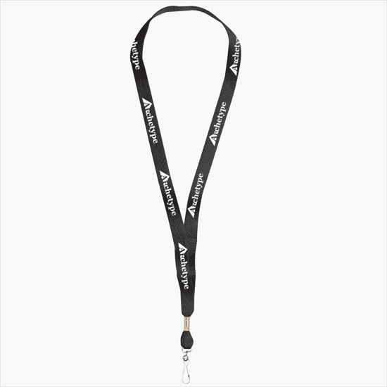 5/8 One Ply Cotton Lanyard - Swivel J-Hook