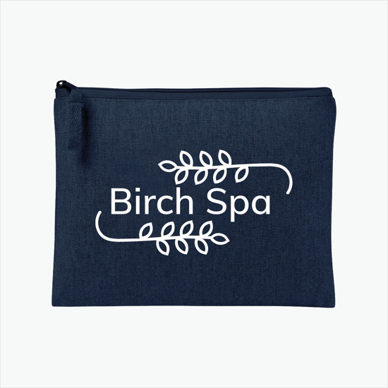 AWARE Recycled Cotton Zippered Pouch