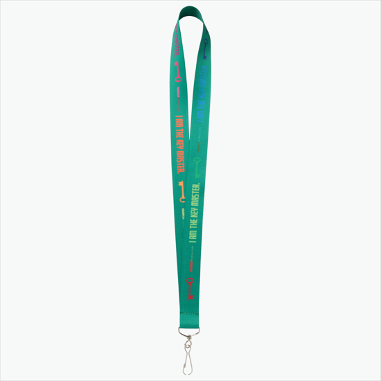 Plan Ahead & Save - 1 Economy Poly-Dye Full-Color Printed Lanyard w/J-Hook