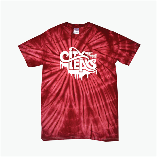 Tie Dyed Cotton Tee Adult - Spider