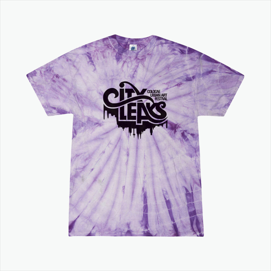 Tie Dyed Cotton Tee Adult - Spider