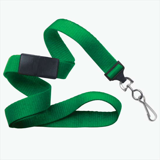 5/8 Breakaway Polyester Lanyard - Blank - Swivel Hook