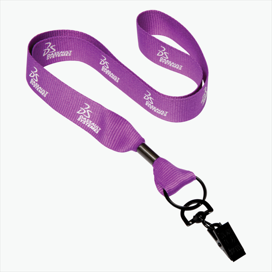 MARCO 5/8 Economy Polyester Lanyard - Swivel Bulldog Clip
