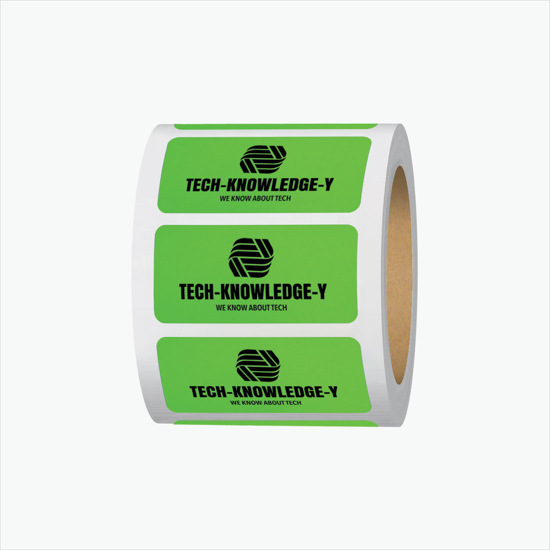 Adhesive Roll Labels - 1 1/2h x 3w Rectangle - Roll of 1000