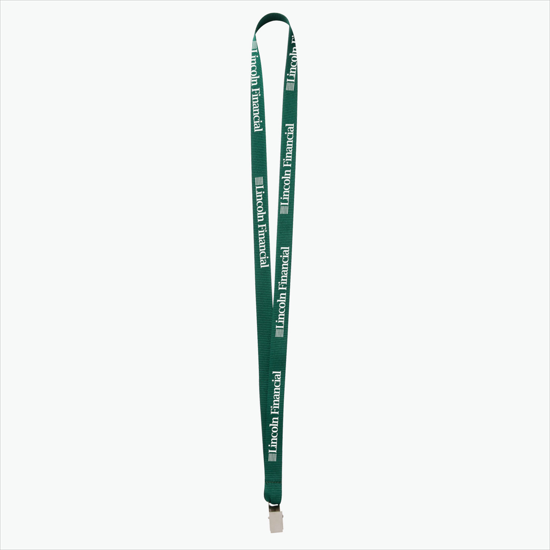Plan Ahead & Save 5/8 Polyester Lanyard - Non-Swivel Bulldog Clip