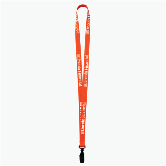 Plan Ahead & Save 5/8 Polyester Lanyard - Plastic Bulldog Clip