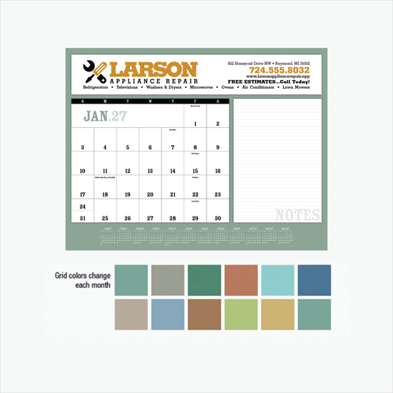 Colorful Notes Desk Pad