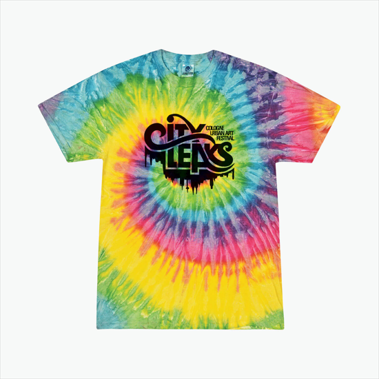 Tie Dyed Cotton Tee Adult - Swirl