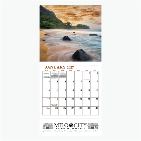 Mini Wall Calendar - Landscapes of America