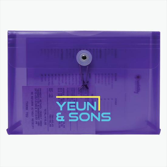 Duralopes Small Poly Envelope - Multi-Color Imprint