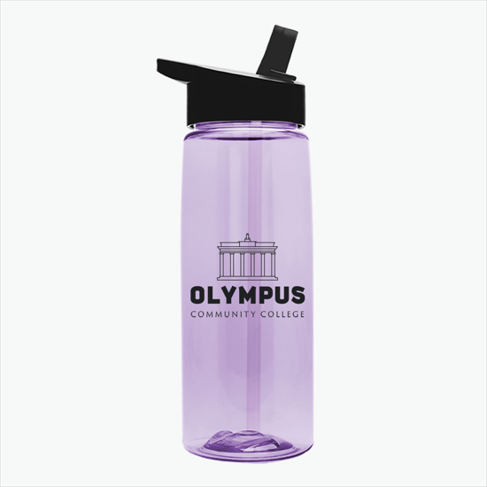 26 oz. Tritan Flair Bottle w/Flip Straw Lid
