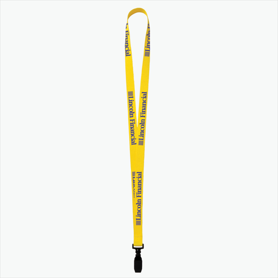 Plan Ahead & Save 5/8 Polyester Lanyard - Plastic Bulldog Clip