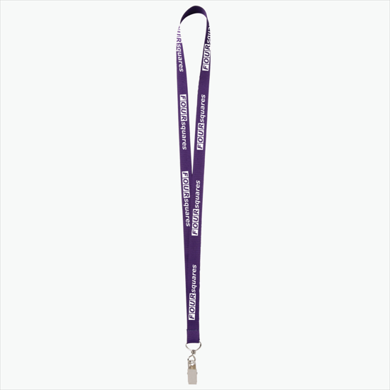 Plan Ahead & Save 5/8 Polyester Lanyard - Swivel Bulldog Clip
