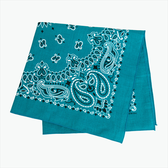 22 Paisley Print Bandana - USA Made