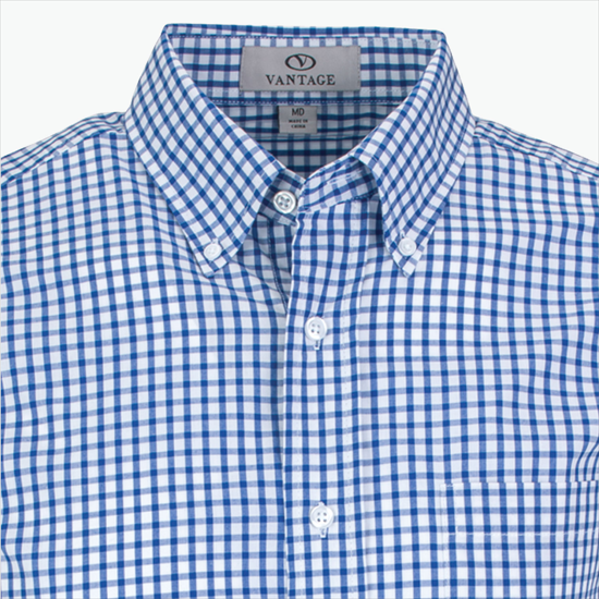 Easy-Care Gingham Shirt - Men's