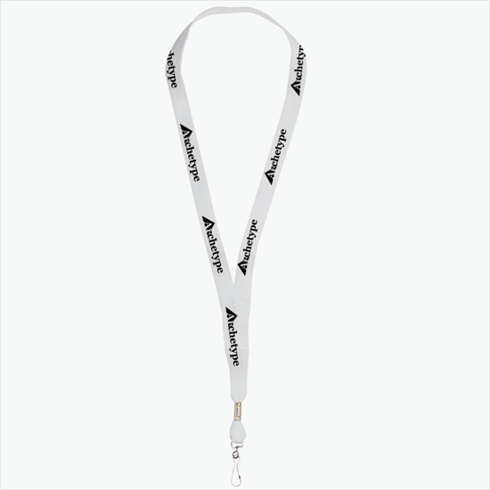 5/8 One Ply Cotton Lanyard - Swivel J-Hook
