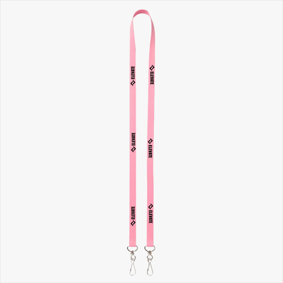 Plan Ahead & Save 5/8 Double-End Polyester Lanyard w/Double J-Hook