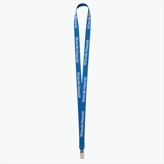 Plan Ahead & Save 5/8 Polyester Lanyard - Non-Swivel Bulldog Clip