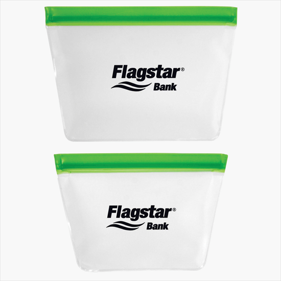 Reusable Food Storage Bags - Set of 2