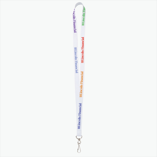 Plan Ahead & Save - 5/8 Economy Poly-Dye Full-Color Printed Lanyard w/J-Hook