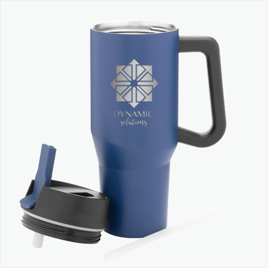 32 oz Copper Vacuum Insulated Terrain Mug - Engraved