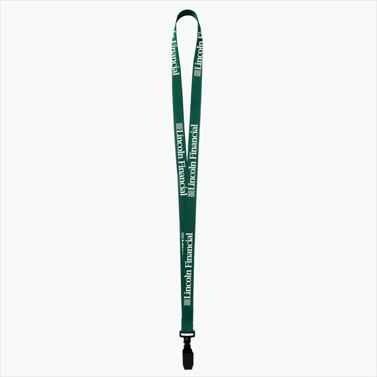 Plan Ahead & Save 5/8 Polyester Lanyard - Plastic Bulldog Clip