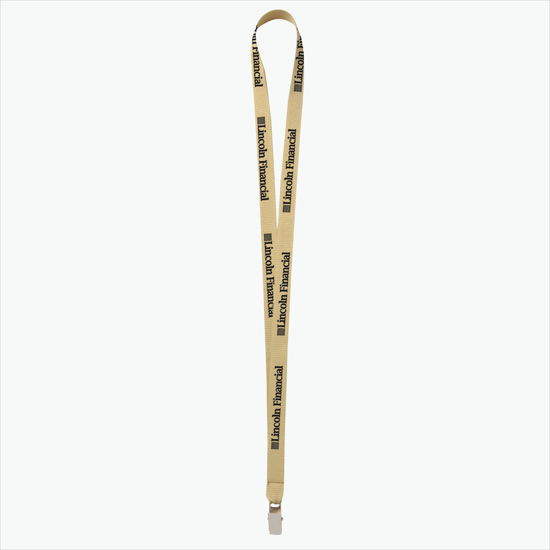 Plan Ahead & Save 5/8 Polyester Lanyard - Non-Swivel Bulldog Clip
