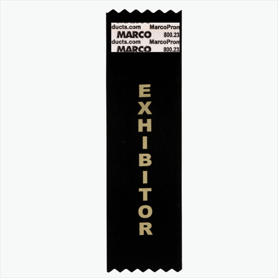 EXHIBITOR Ribbon - Vertical