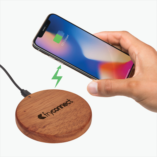 Wooden Wireless Charging Pad - 2