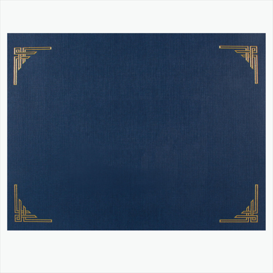 Linen Certificate Folder - Blank