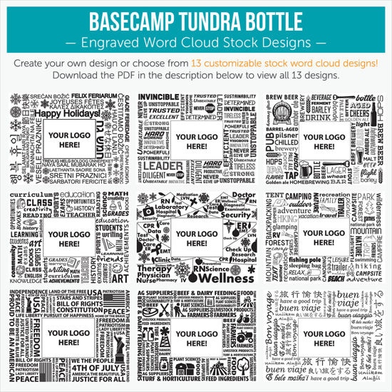 20 oz Basecamp® Mesa Tundra Bottle with Flip Straw Lid - Engraved