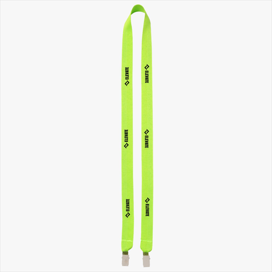 Plan Ahead & Save 3/4 Double-End Polyester Lanyard w/Double Non-Swivel Bulldog Clip