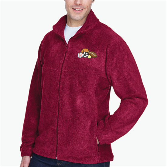 Harriton Full-Zip Fleece Jacket - Men's