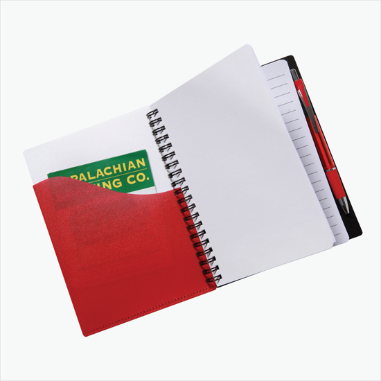 Color Wave Notebook with Ballpoint Pen