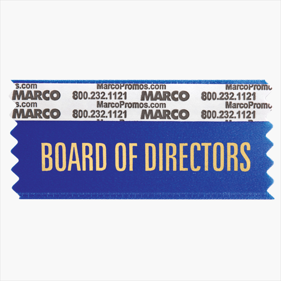 BOARD OF DIRECTORS Horizontal Ribbon - 3 1/2 x 1 5/8