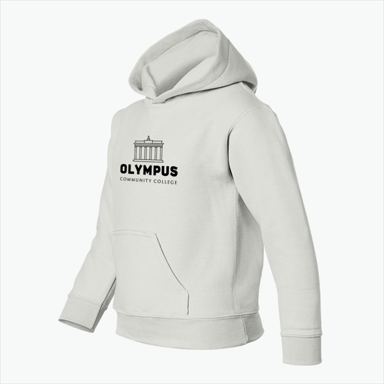 Gildan® Youth 50/50 Hooded Sweatshirt - White
