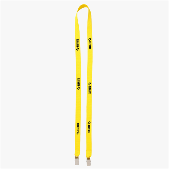 Plan Ahead & Save 5/8 Double-End Polyester Lanyard w/Double Non-Swivel Bulldog Clip