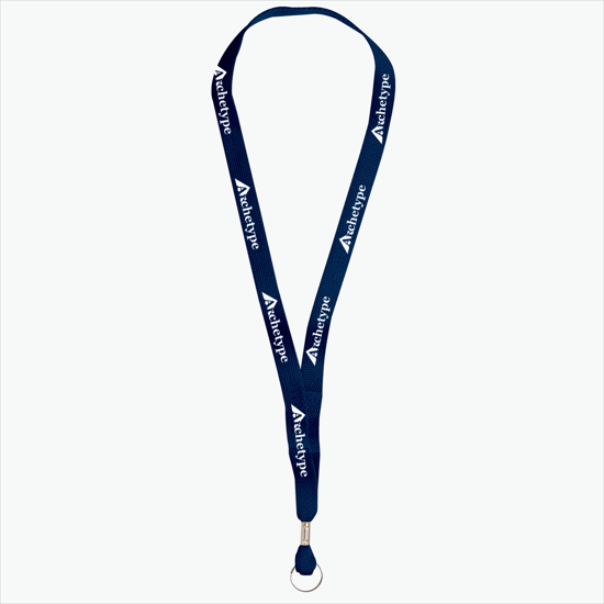 5/8 One Ply Cotton Lanyard - Split Ring