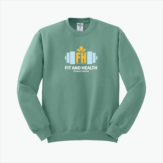 Full Color Jerzees® Adult Crewneck Sweatshirt