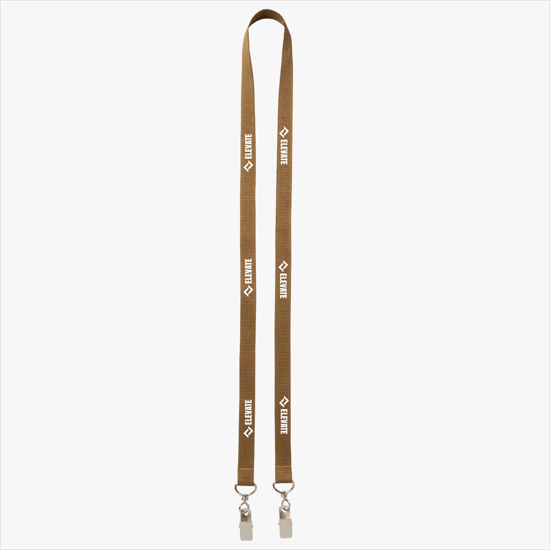 Plan Ahead & Save 5/8 Double-End Polyester Lanyard w/Double Swivel Bulldog Clip