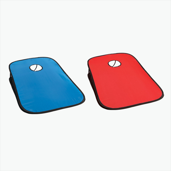 Pop-Up Bag Toss Game Set - Cornhole Tic-Tac-Toe and Point Toss - 24-Hour Production