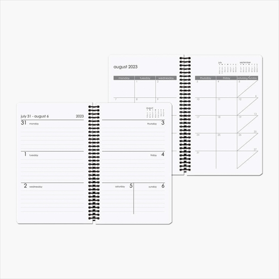 5 1/4 x 8 1/4 Full Color Academic Weekly Planner