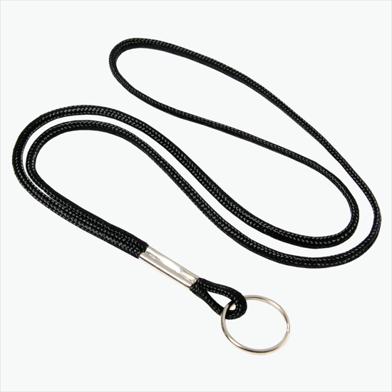 Round Neck Cord - Black - Low Qty
