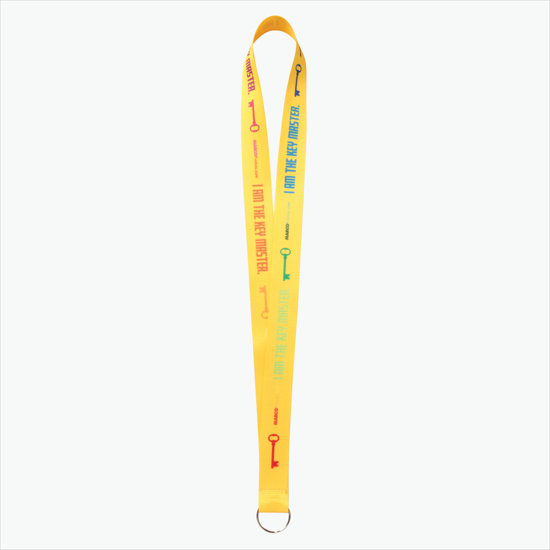 Plan Ahead & Save - 1 Economy Poly-Dye Full-Color Printed Lanyard w/Key Ring