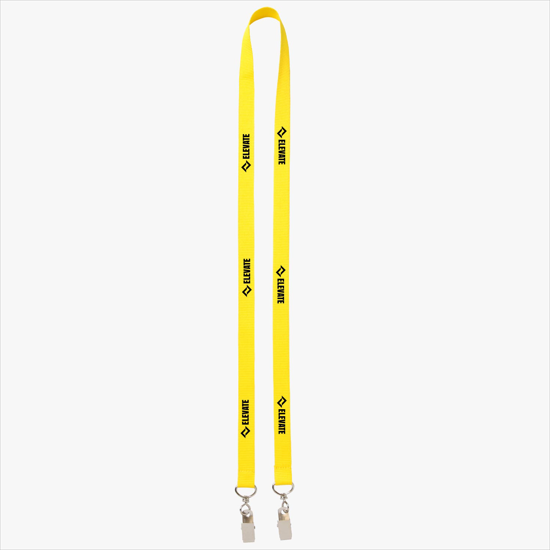 Plan Ahead & Save 5/8 Double-End Polyester Lanyard w/Double Swivel Bulldog Clip