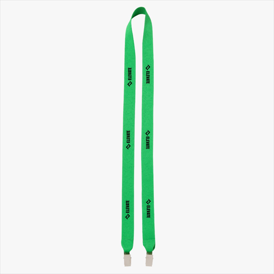 Plan Ahead & Save 3/4 Double-End Polyester Lanyard w/Double Non-Swivel Bulldog Clip