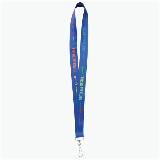 Plan Ahead & Save - 1 Economy Poly-Dye Full-Color Printed Lanyard w/J-Hook