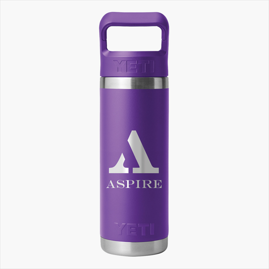 YETI Rambler 18 oz. Water Bottle with Color-Matched Straw Cap