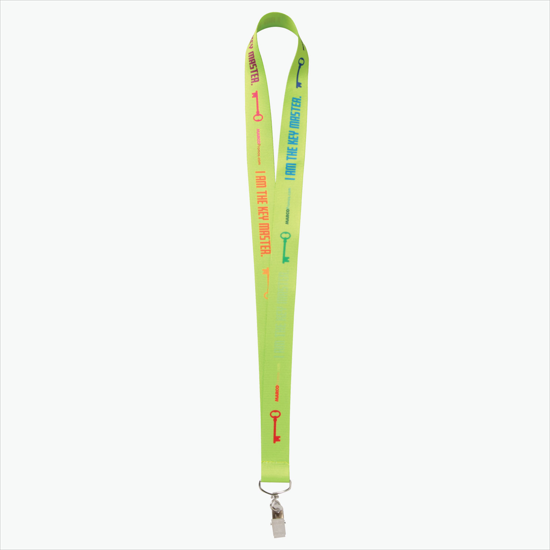 Plan Ahead & Save - 1 Economy Poly-Dye Full-Color Printed Lanyard w/Swivel Bulldog Clip